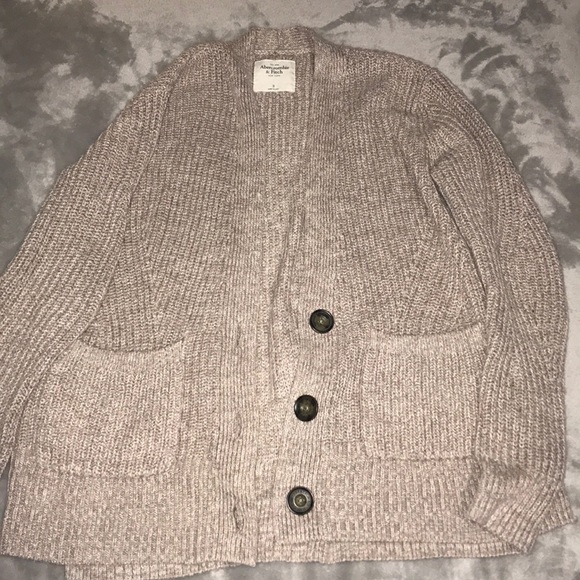 Abercrombie & Fitch Sweaters - Tan cardigan